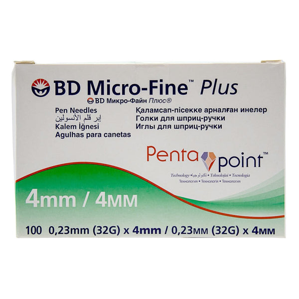 BD Micro-Fine Plus, 100, 0.23mm(32g)x4mm