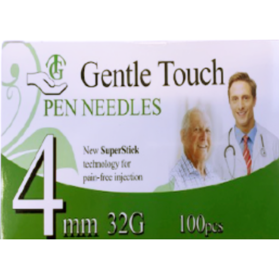 Buy 15+15 Free OFFER Gentle touch pen needle 32g 4mm 100pcs(ea $14.75)