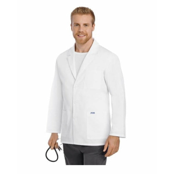 Long Sleeve Unisex Mobb Half length Lab coat white (Final Sale no Return) SKU M137